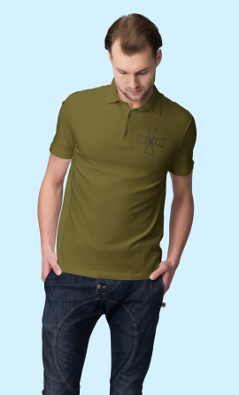 Тактична футболка поло 'Олива''' ЗСУ Хакі, XL Чернівці