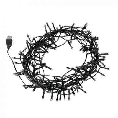 Гірлянда YES! Fun Нитка 120 LED Теплий білий 8.4 м Мерехтіння USB (975064) Вінниця