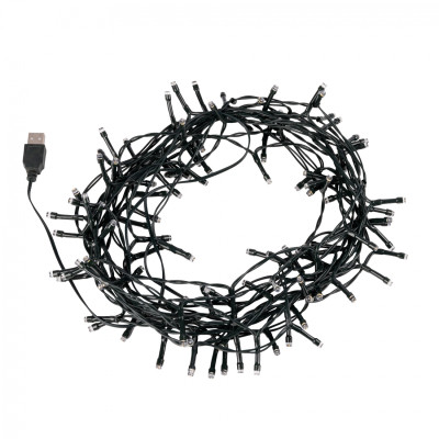 Гірлянда YES! Fun Нитка 120 LED Теплий білий 8.4 м Мерехтіння USB (975064) Вінниця - фото 2