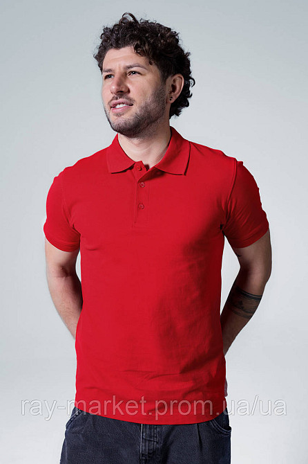 Поло класичне Stedman Lux Polo чоловіче червоне (ST9060-SRE) XXL Київ - фото 6