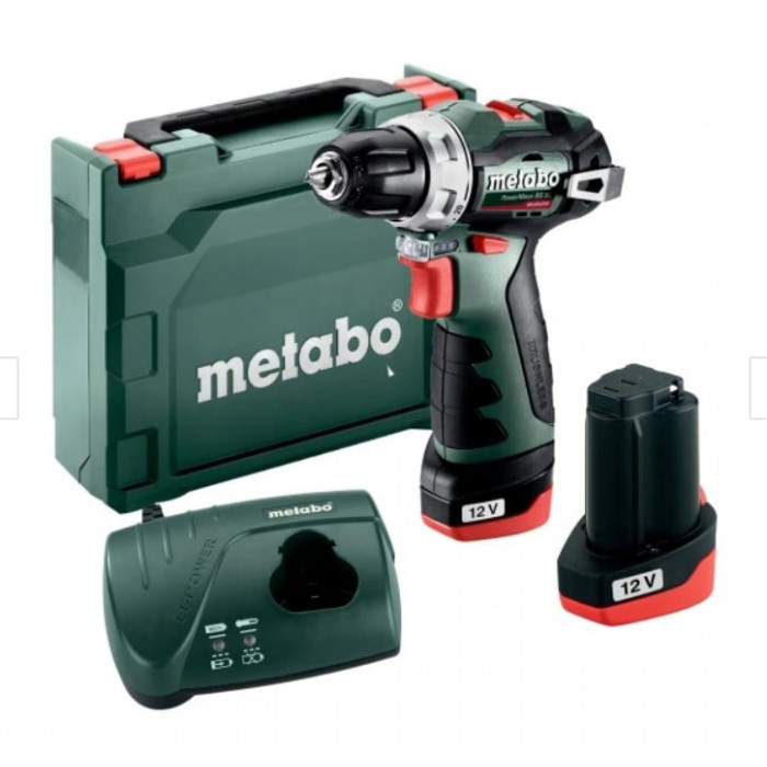 Акумуляторний шурупокрут Metabo PowerMaxx BS BL, 12 V / 2.0 Ah Київ - фото 10