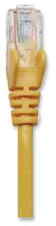 Патчкорд UTP Cat.5e ( 3м жовтий ), Intellinet, Біметал, ССА Вінниця