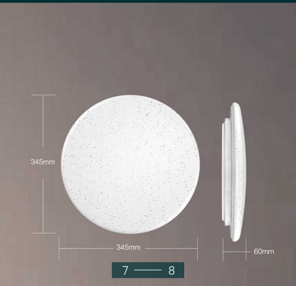 Розумний стельовий світильник LED-лампа Blitzwolf BW — LT20 24 W з APP Київ - фото 7