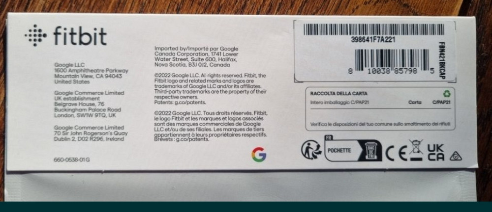 Фітнес-браслет, трекер: FitBit Charge 5, Black. Київ - фото 3