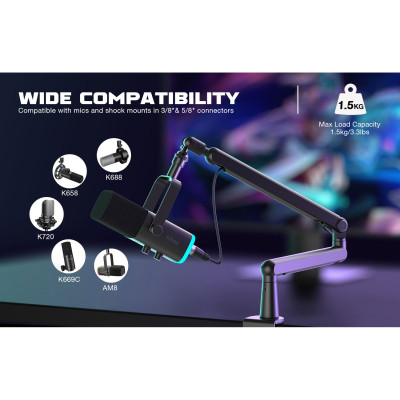 Стойка для микрофона Fifine BM88 Винница - изображение 9