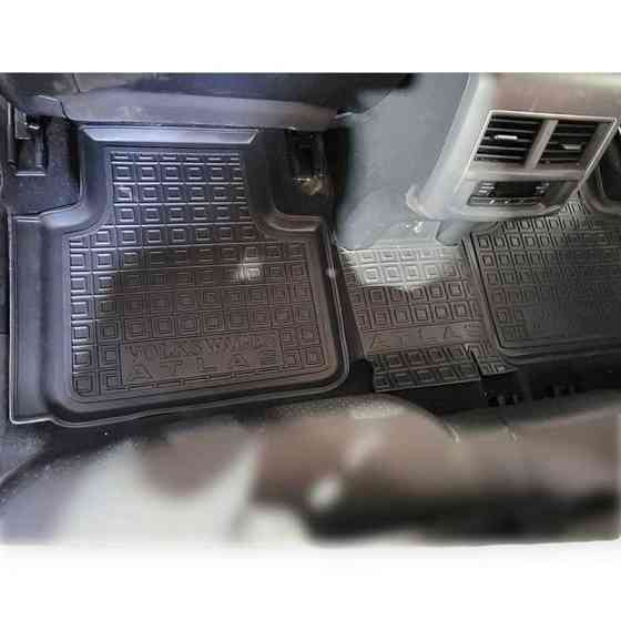 Килимки Фольцваген atlas 2016-2020 борт 2,5см, з перемичкою салону Мукачево