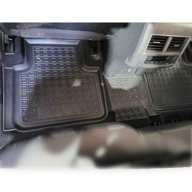 Килимки Фольцваген atlas 2016-2020 борт 2,5см, з перемичкою салону Мукачево - фото 2