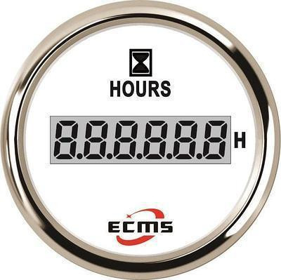 Цифровой Счетчик Моточасов для лодок катеров тракторов Ecms (Белый) Киев - изображение 2