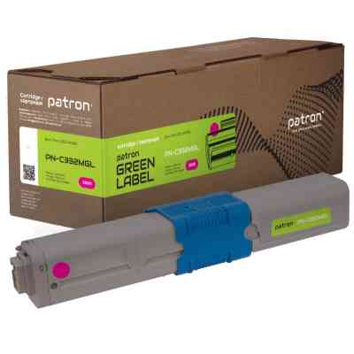 Тонер-картридж Patron Oki 46508734 Green Label, magenta (PN-C332MGL) Винница