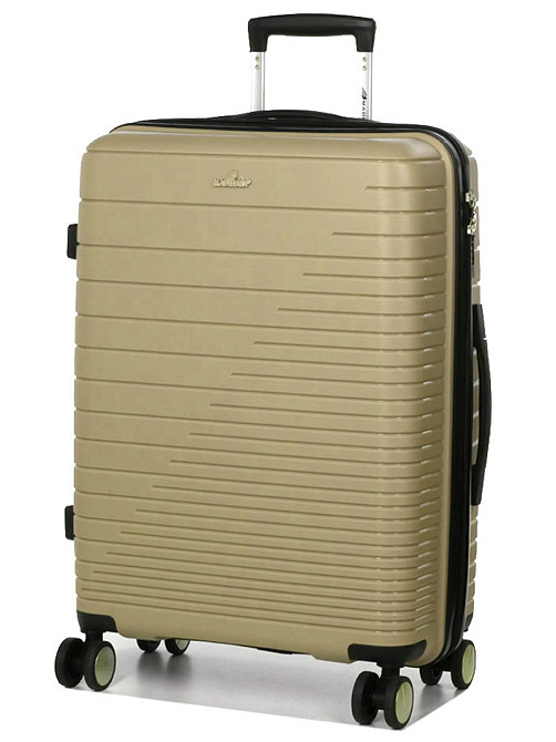 Валіза поліпропіленова MADISSON 33703 середня 66 см шампань Київ - фото 1