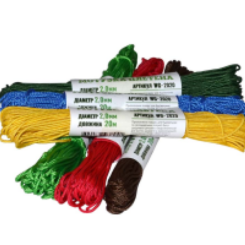 Шнур плетений d2мм 20м ЧС Житомир - изображение 1