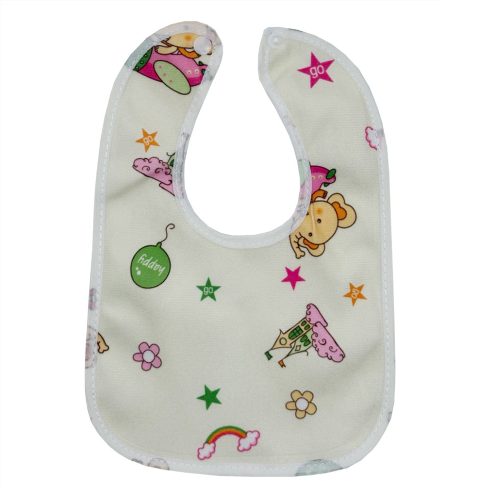 Дитячий тканинний слинявчик MGZ-0600-6 на кнопці Вінниця - фото 1