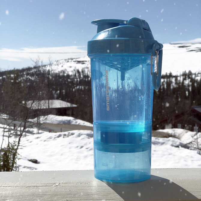 Шейкер спортивний SmartShake Original2GO 600ml Neon Blue Кам'янське - фото 10