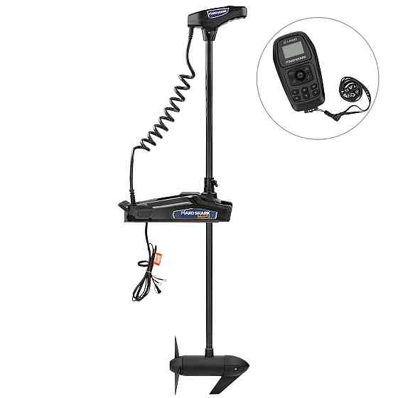 Бесщеточный троллинговый мотор MAKOSHARK GPS 65Lbs 12V (SV155-60) черный с функцией электроякоря Киев