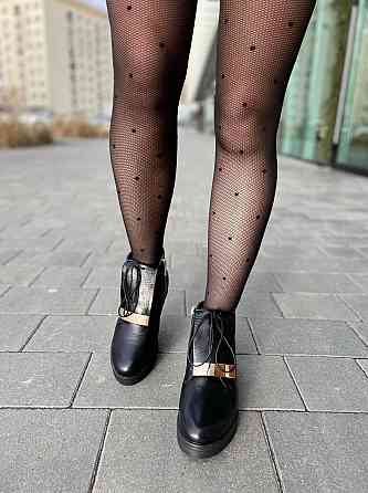 Olli Черевики жіночі OLLI чорні натуральна шкіра зимові высота 10см размер 39 (3256) Коломия