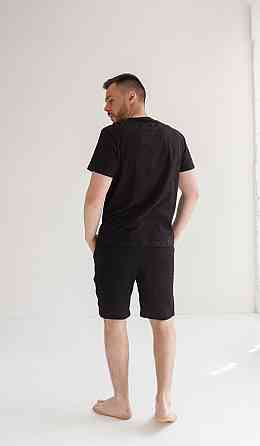 Мужские шорты муслиновые Черный M Харьков