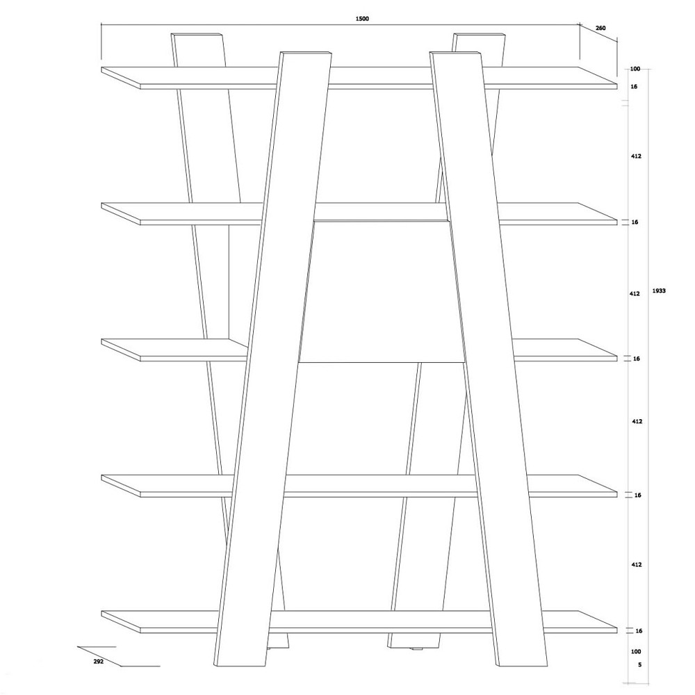 Стелаж кухонний "Еверлі 5" бланже Миколаїв - фото 2