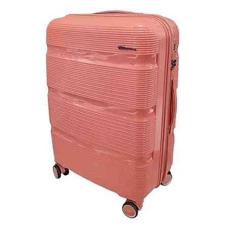 Валіза поліпропіленова MILANO BAG 0307 середня 65 см рожева Київ