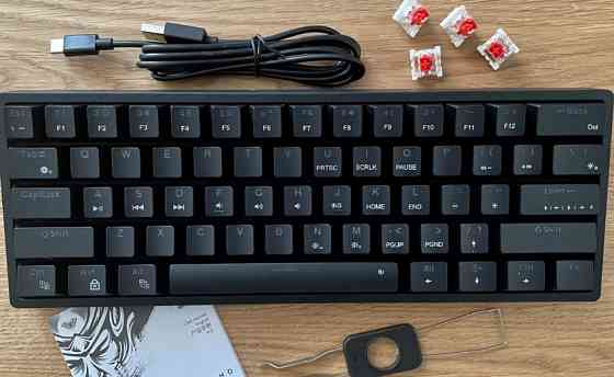 НОВЫЕ Механические Клавиатуры AULA F3261 RGB (red switch) HOT SWAP. Харьков