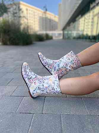 Nivelle Жіночі черевики NIVELLE примула біла шкіра натуральна висота 21см обхват 32-34см устілк Коломыя