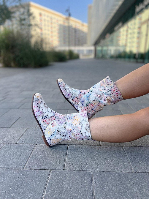 Nivelle Жіночі черевики NIVELLE примула біла шкіра натуральна висота 21см обхват 32-34см устілк Коломыя - изображение 5