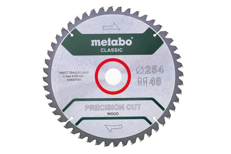 Диск пильний 254 х 30 (48Т) Metabo Precision cut Classic (628061000) Киев - изображение 1