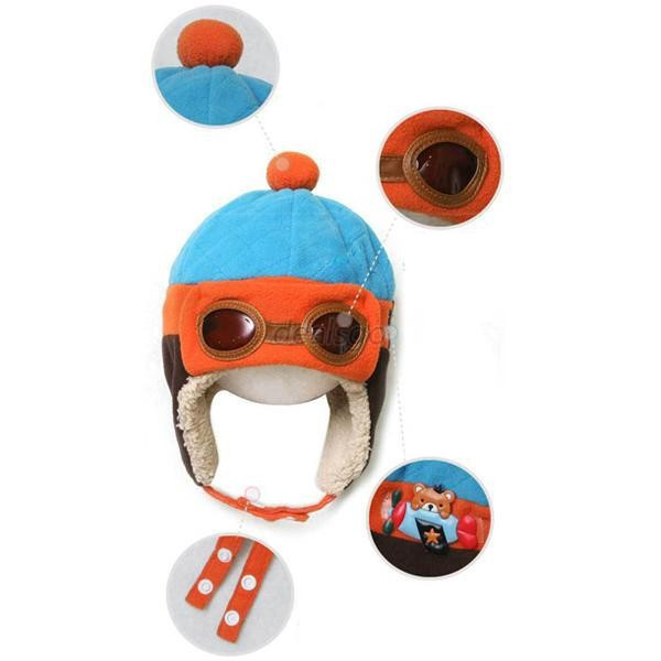 Шапка детская для мальчика утепленная Пилот Киев - изображение 2