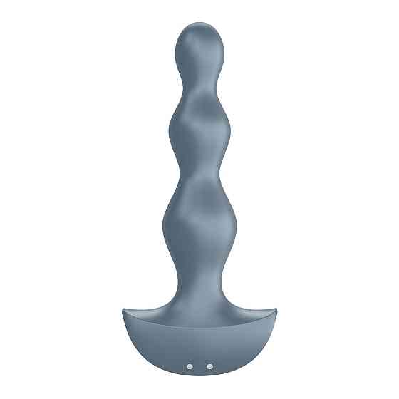 Анальний стимулятор-намистини з двома моторами Satisfyer Lolli-Plug 2 ice blue Sex Aura Київ