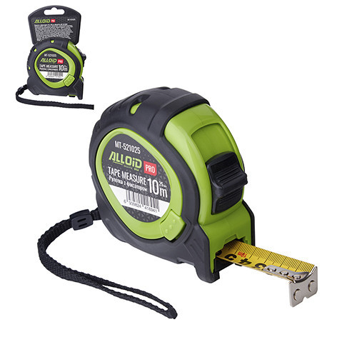 Alloid Pro. Рулетка з фіксатором  10 м/25 мм, MT-521025 Одеса - фото 1