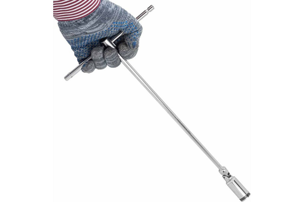 Ключ свічковий Т-подібний з карданом 20.6мм 3/8" (500ммL) Одеса - фото 4