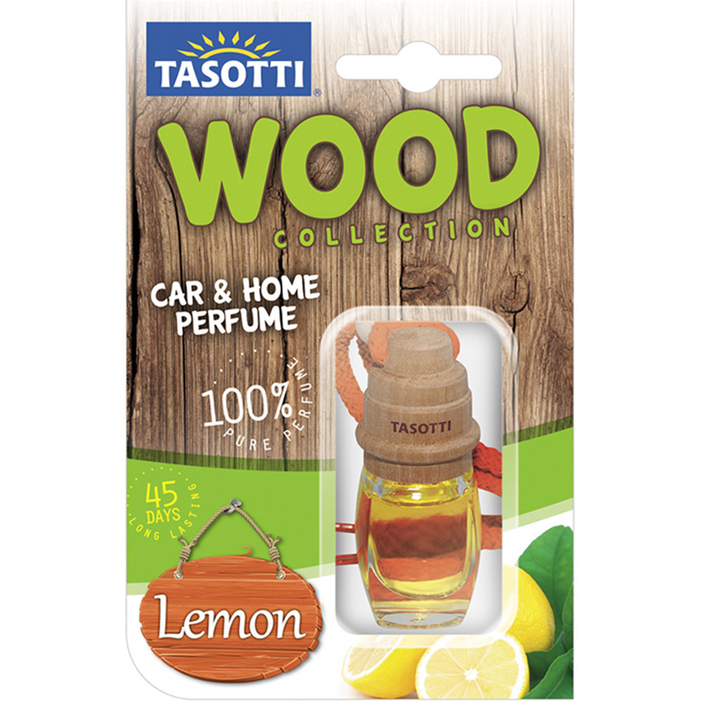 Ароматизатор для авто пробка "Wood" Lemon (Лимон) 7мл Tasotti Київ - фото 1