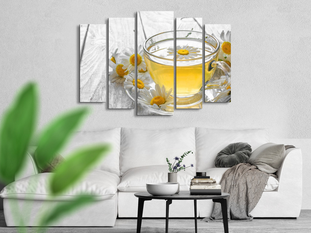 Модульна картина Чай Ромашки Art-341_5 ( 80х118см ) Київ - фото 2