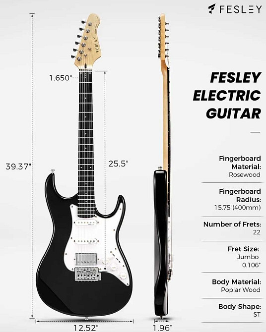 Электрогитара Fesley FST100 (комплект) Харьков - изображение 3