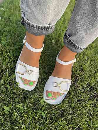 Lonza Босоніжки жіночі LONZA 550 білі (літо, шкіра натуральна) (5145) Коломыя