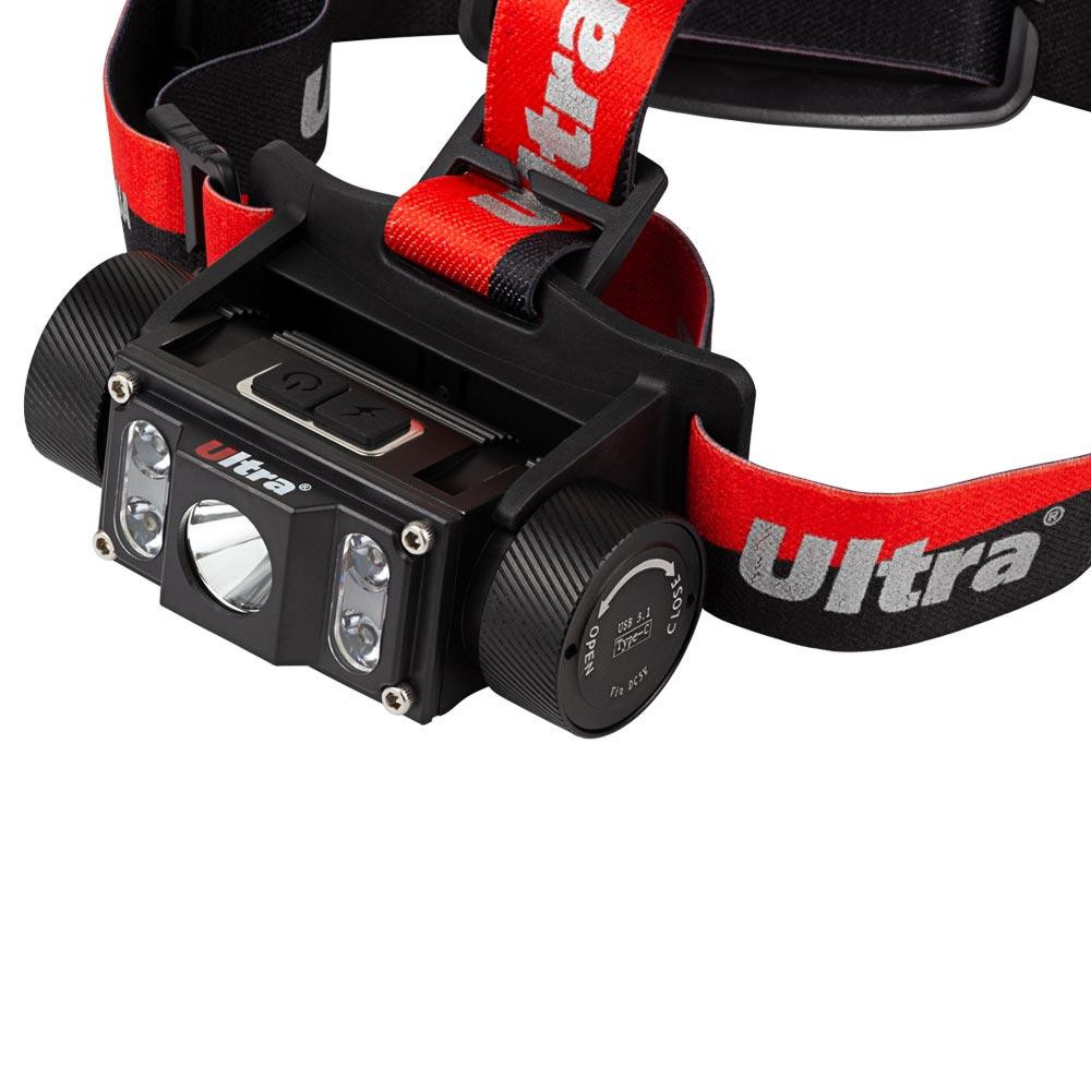 LED фонарь налобный аккумуляторный 1000Лм Li-ion 21700 4000мАч ULTRA (5390032) Киев - изображение 2