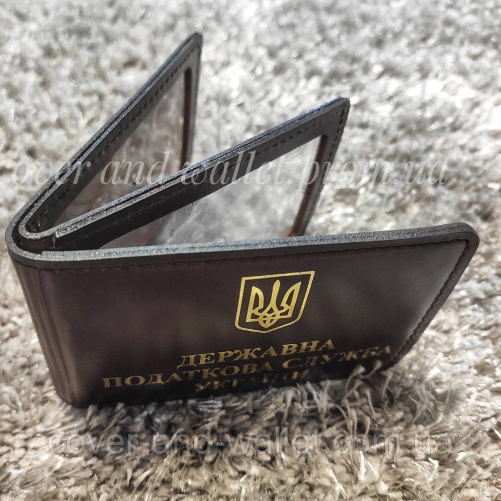 Обкладинка з додатковим відділенням на посвідчення "Державна податкова служба України" Київ - фото 4