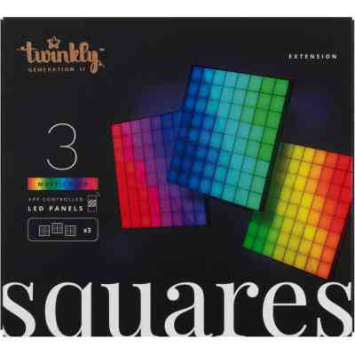 Гірлянда Twinkly Панель Smart LED Squares 3 RGB, Gen II, IP20, 16x16см, for TWQ064STW-07-BEU (TWQ064STW-03-BAD) Вінниця