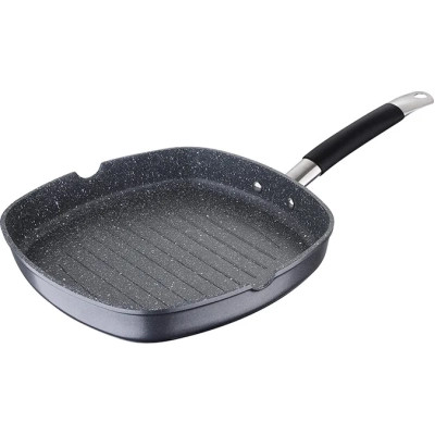 Сковорода MasterPro Home edition, гриль 28 х 28 см (BGMP-3292-BK) Винница - изображение 1