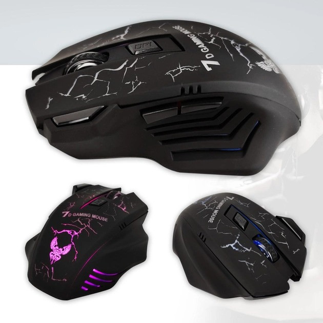 Мышка проводная игровая GAMING MOUSE X7/ 8890 1.5м Черная с подсветкой (60) Киев - изображение 2