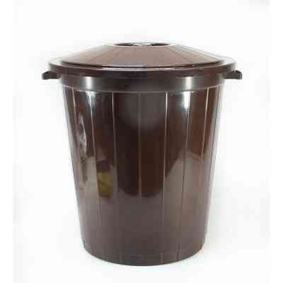 Контейнер для сміття Горизонт 48 x 43.5 см Коричневий 45 л (гор-02042/коричневий) Вінниця