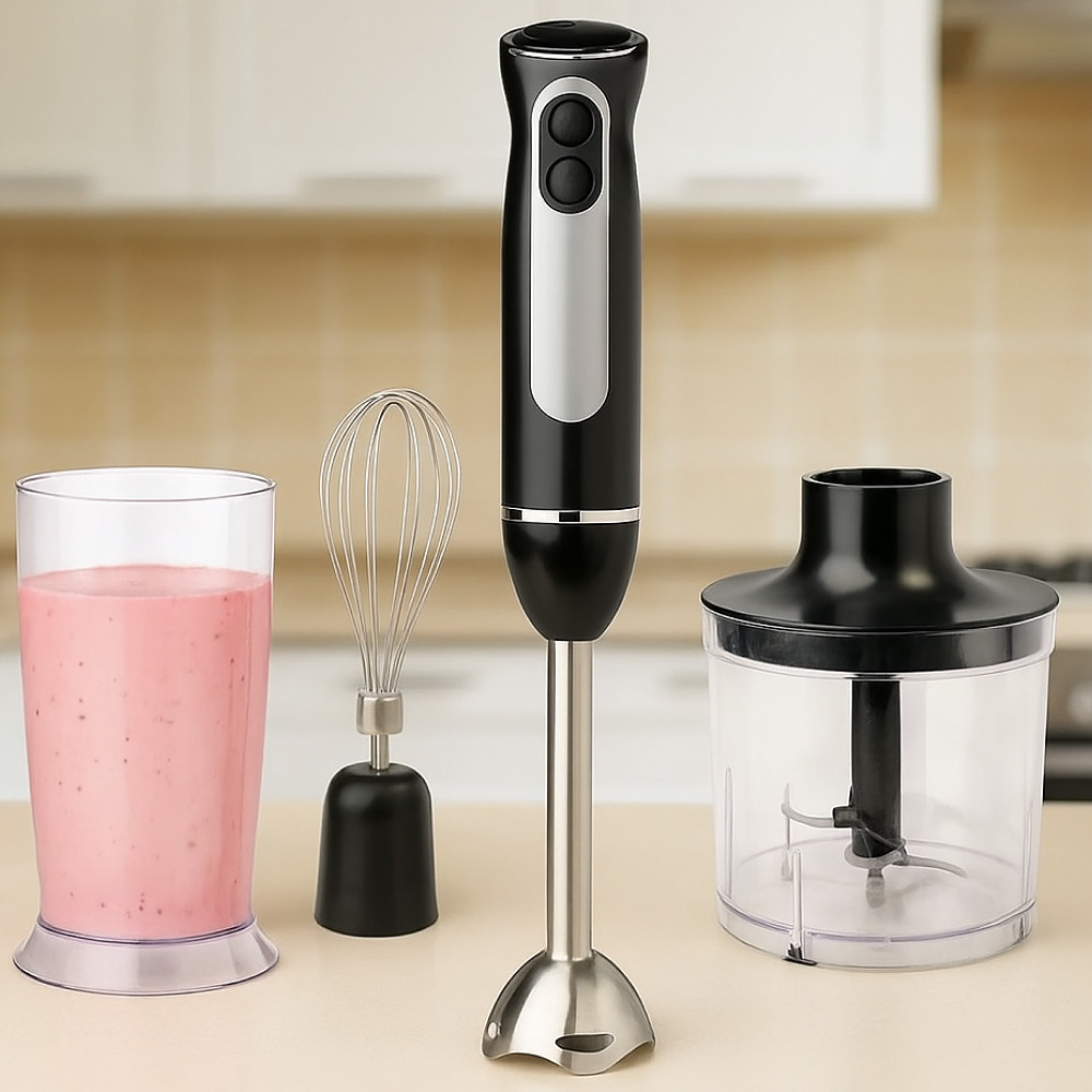 Погружной блендер 5в1, 1200Вт, СВ-6226 / Кухонный блендер для дома / Ручной блендер / Измельчитель кухонный Киев - изображение 1