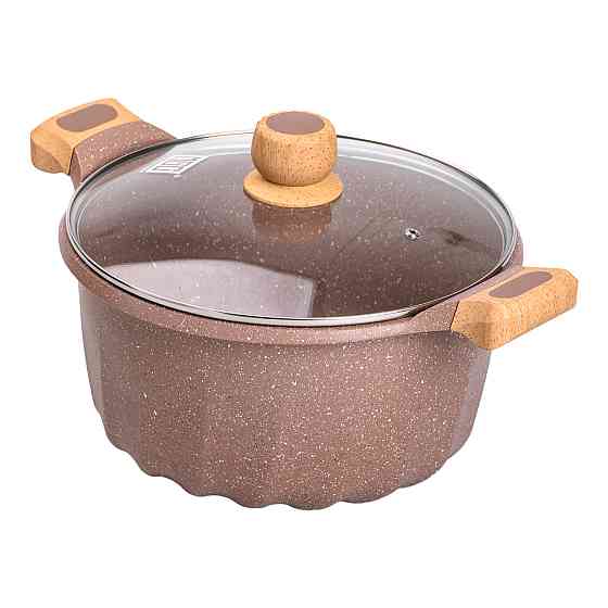 Кастрюля алюминиевая 8 л с крышкой и антипригарным покрытием Киев