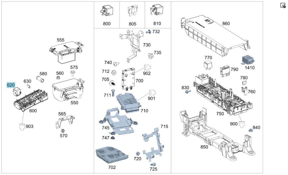 Mercedes-Benz  A0025428019 Реле V-class W447 Одесса - изображение 2