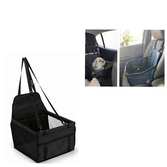 Сумка для тварин в авто з ремінцем безпеки карабіном водонепроникна 27137 Луцьк