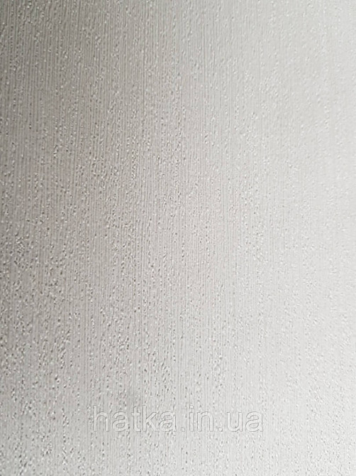 Обои виниловые на флизелине Marburg Art deco 31919 метровые однотонные белые мелкая полоска под ткань Киев - изображение 1