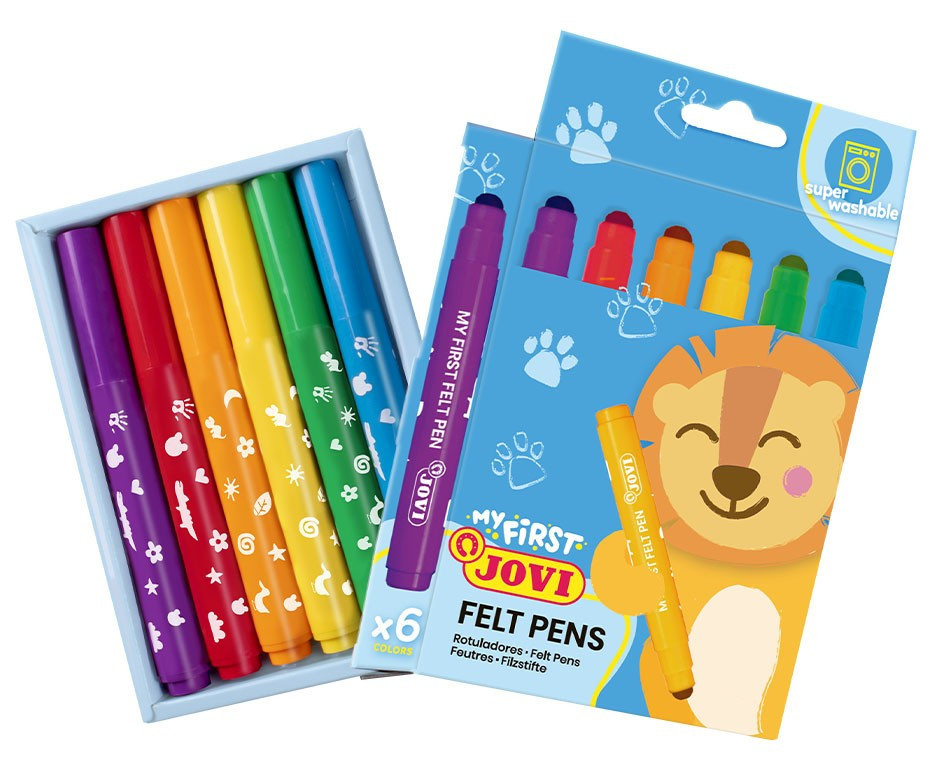 Набір точкових фломастерів Jovi MY FIRST для наймолодших, 6 кольорів (1206) Киев - изображение 1