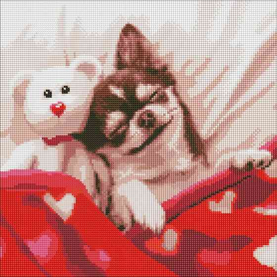 Алмазна мозаїка "Спляча красуня" AMO7730 40х40см Вінниця