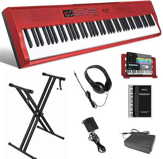 Цифрове піаніно Fesley FEP160 (стійка, педаль, пюпітр, навушники) Харків