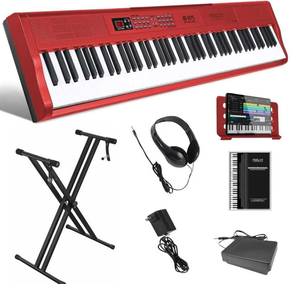 Цифрове піаніно Fesley FEP160 (стійка, педаль, пюпітр, навушники) Харків - фото 6