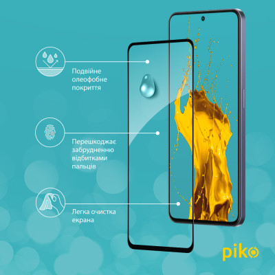 Скло захисне Piko Full Glue ZTE V40S Black (1283126575709) Вінниця - фото 4